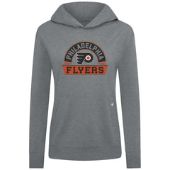 Philadelphia Flyers - Levelwear Women's Relay Banner Arch Pullover Hoodie Gray
