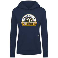 Nashville Predators - Levelwear Women's Relay Banner Arch Pullover Hoodie Navy
