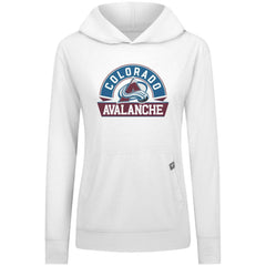 Colorado Avalanche - Levelwear Women's Relay Banner Arch Pullover Hoodie White