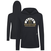 Vegas Golden Knights Levelwear Women's Relay Banner Arch Pullover Hoodie Black