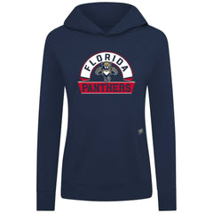 Florida Panthers - Levelwear Women's Relay Banner Arch Pullover Hoodie Navy