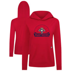 Florida Panthers - Levelwear Women's Relay Banner Arch Pullover Hoodie Red