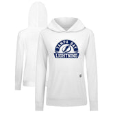 Tampa Bay Lightning - Levelwear Women's Relay Banner Arch Pullover Hoodie White