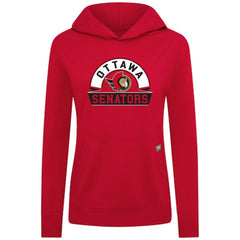 Ottawa Senators - Levelwear Women's Relay Banner Arch Pullover Hoodie Red