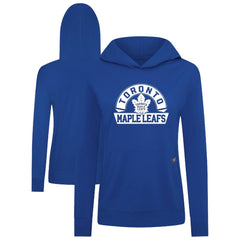 Toronto Maple Leafs - Levelwear Women's Relay Banner Arch Pullover Hoodie Royal