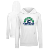 Vancouver Canucks - Levelwear Women's Relay Banner Arch Pullover Hoodie White