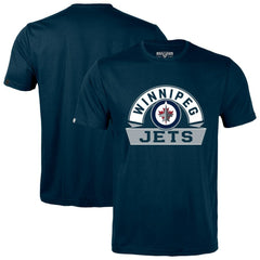Winnipeg Jets - Levelwear Richmond Banner Arch T-Shirt Navy