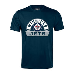 Winnipeg Jets - Levelwear Richmond Banner Arch T-Shirt Navy