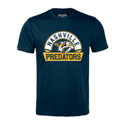 Nashville Predators - Levelwear Richmond Banner Arch T-Shirt Navy