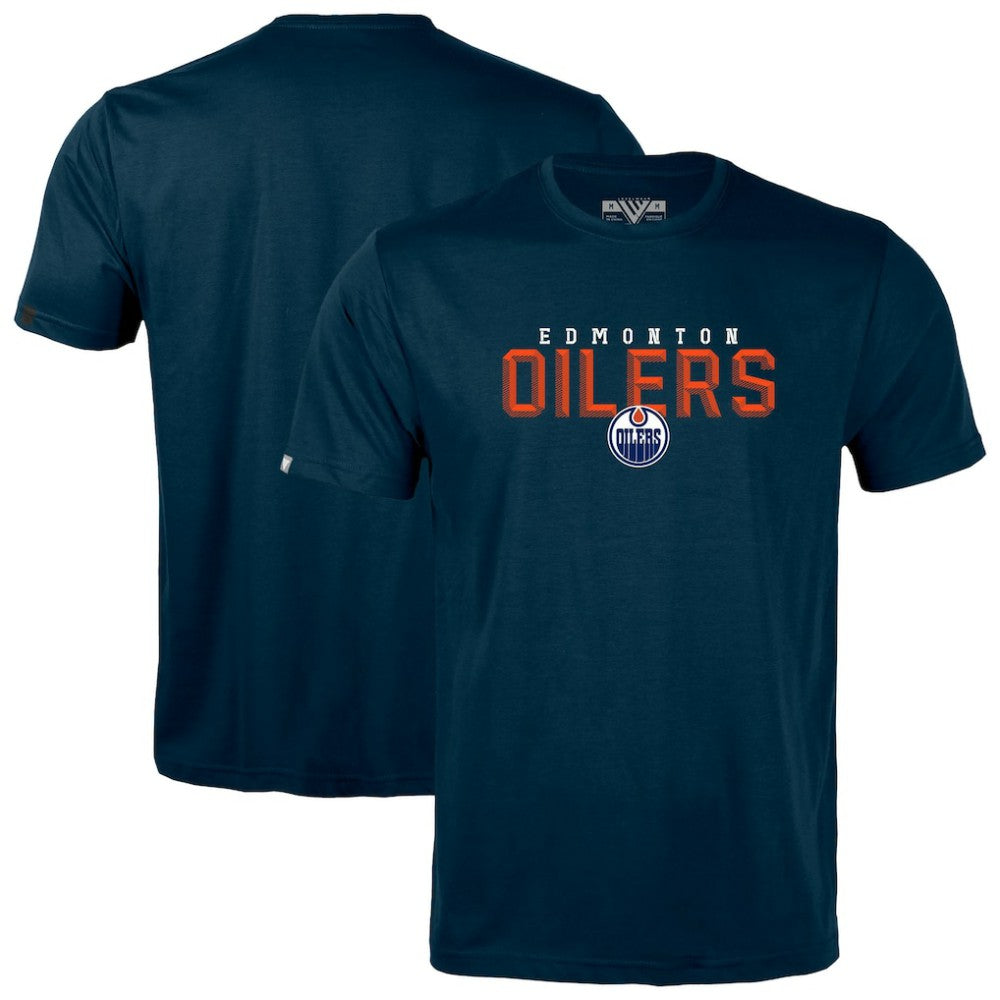 Edmonton Oilers - Levelwear Richmond Carve T-Shirt Navy