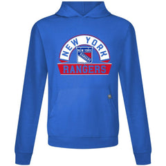 New York Rangers Levelwear Relay Banner Arch Pullover Hoodie Royal