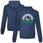 Vancouver Canucks - Levelwear Relay Banner Arch Pullover Hoodie Navy