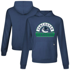 Vancouver Canucks - Levelwear Relay Banner Arch Pullover Hoodie Navy