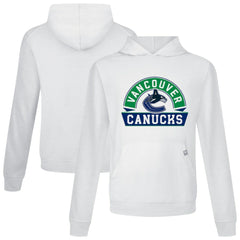 Vancouver Canucks - Levelwear Relay Banner Arch Pullover Hoodie White