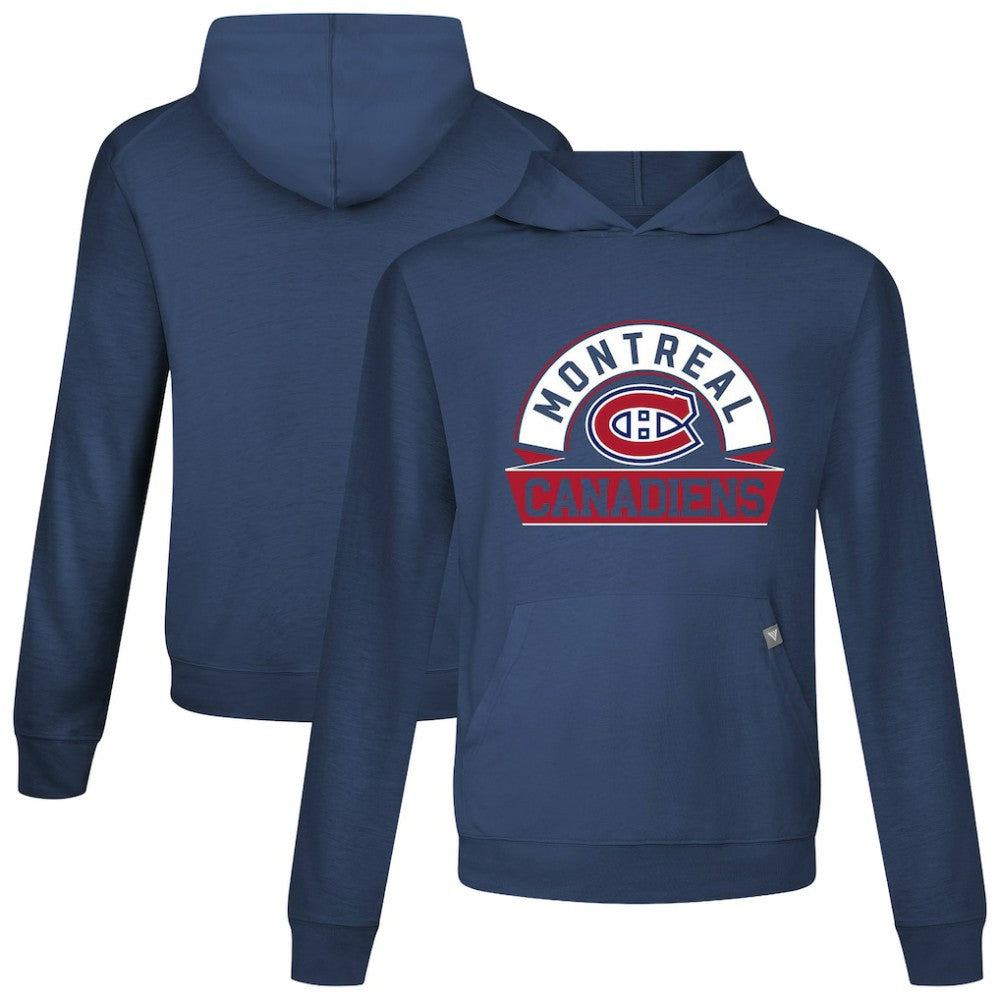 Montreal Canadiens - Levelwear Relay Banner Arch Pullover Hoodie Navy
