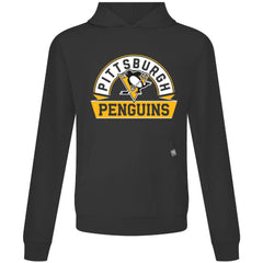 Pittsburgh Penguins Levelwear Relay Banner Arch Pullover Hoodie Black