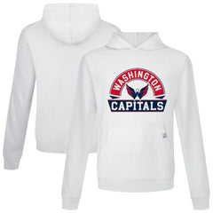 Washington Capitals Levelwear Relay Banner Arch Pullover Hoodie White