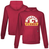 Calgary Flames - Levelwear Relay Banner Arch Pullover Hoodie Red