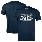 Winnipeg Jets - Levelwear Youth Little Richmond Monument T-Shirt Navy