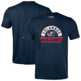 Columbus Blue Jackets - Levelwear Youth Little Richmond Banner Arch T-Shirt Navy