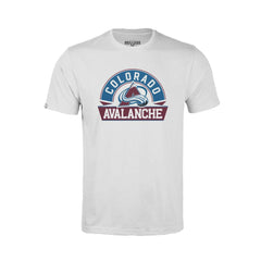 Colorado Avalanche - Levelwear Youth Little Richmond Banner Arch T-Shirt White