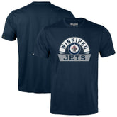 Winnipeg Jets - Levelwear Youth Little Richmond Banner Arch T-Shirt Navy