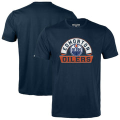 Edmonton Oilers - Levelwear Youth Little Richmond Banner Arch T-Shirt Navy