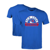 New York Rangers Levelwear Youth Little Richmond Banner Arch T-Shirt Royal