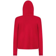 New York Rangers Levelwear Women's Sweet Monument Tri-Blend Cropped Pullover Hoodie Red