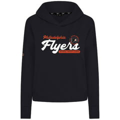 Philadelphia Flyers - Levelwear Women's Sweet Monument Tri-Blend Cropped Pullover Hoodie Black
