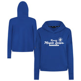 Toronto Maple Leafs - Levelwear Women's Sweet Monument Tri-Blend Cropped Pullover Hoodie Royal