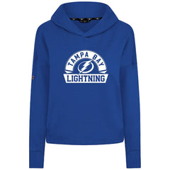 Tampa Bay Lightning - Levelwear Women's Sweet Banner Arch Tri-Blend Cropped Pullover Hoodie Royal