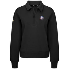 New York Islanders - Levelwear Women's Canmore Quarter-Zip Pullover Black