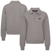 Washington Capitals Levelwear Women's Canmore Quarter-Zip Pullover Gray