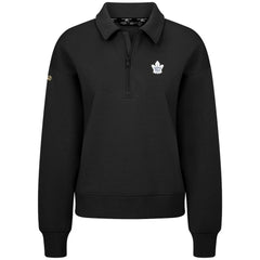 Toronto Maple Leafs - Levelwear Women's Canmore Quarter-Zip Pullover Black