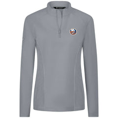 New York Islanders - Levelwear Women's Upright Quarter-Zip Pullover Gray