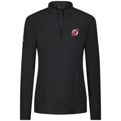 New Jersey Devils - Levelwear Women's Upright Quarter-Zip Pullover Black