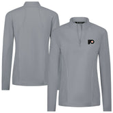 Philadelphia Flyers - Levelwear Women's Upright Quarter-Zip Pullover Gray