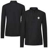 Toronto Maple Leafs - Levelwear Women's Upright Quarter-Zip Pullover Black