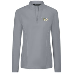 Nashville Predators - Levelwear Women's Upright Quarter-Zip Pullover Gray