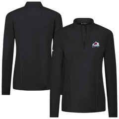 Colorado Avalanche - Levelwear Women's Upright Quarter-Zip Pullover Black