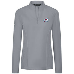 Colorado Avalanche - Levelwear Women's Upright Quarter-Zip Pullover Gray