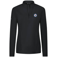 Winnipeg Jets - Levelwear Women's Upright Quarter-Zip Pullover Black