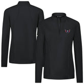 Washington Capitals Levelwear Women's Upright Quarter-Zip Pullover Black