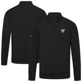 Pittsburgh Penguins Levelwear Upright Tri-Blend Quarter-Zip Pullover Black