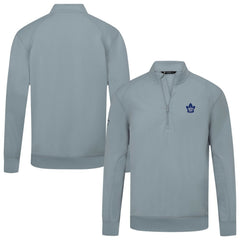 Toronto Maple Leafs - Levelwear Upright Tri-Blend Quarter-Zip Pullover Gray