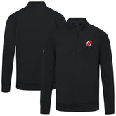 New Jersey Devils - Levelwear Upright Tri-Blend Quarter-Zip Pullover Black