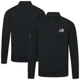 Colorado Avalanche - Levelwear Upright Tri-Blend Quarter-Zip Pullover Black