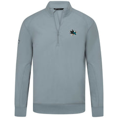 San Jose Sharks - Levelwear Upright Tri-Blend Quarter-Zip Pullover Gray