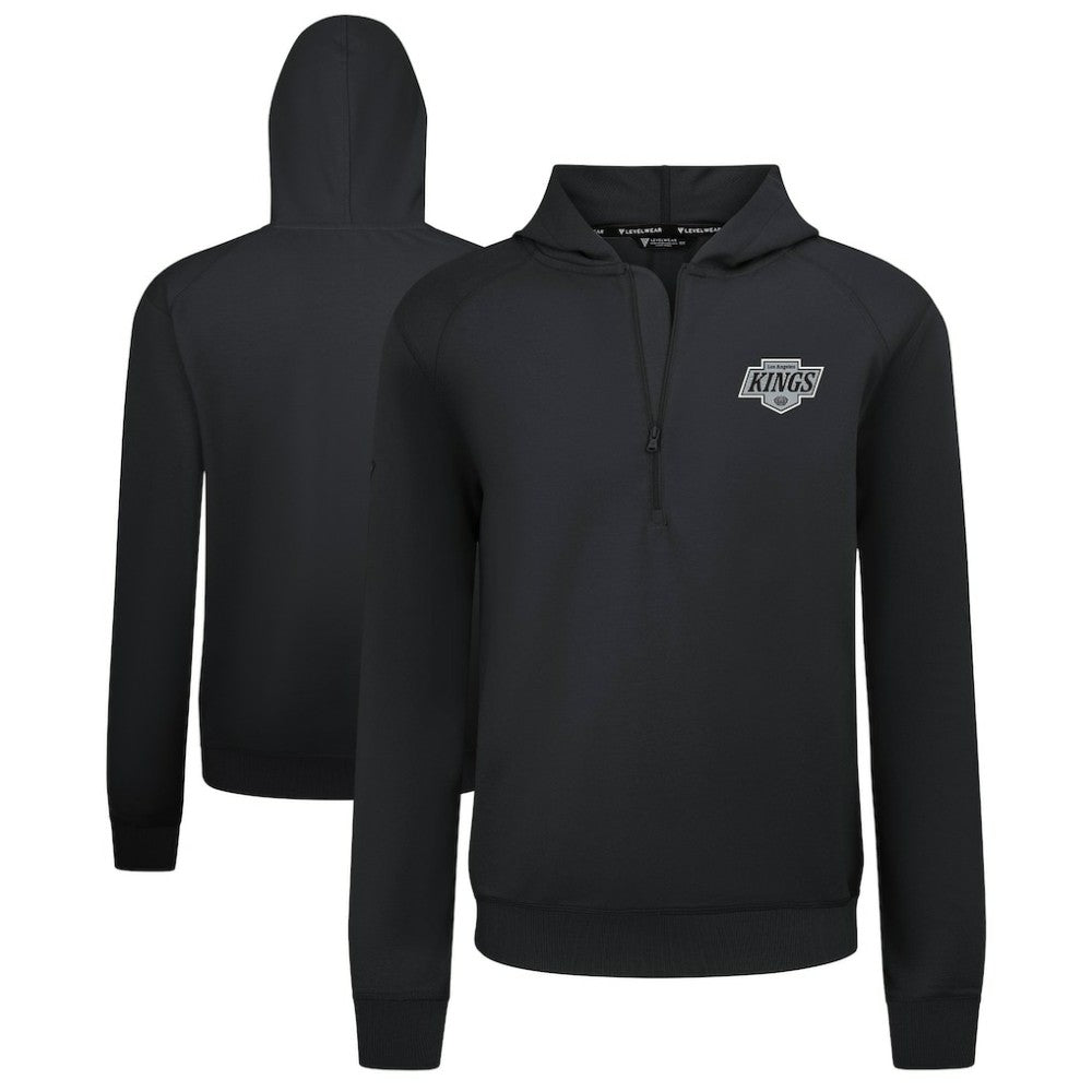 Los Angeles Kings - Levelwear Technic Quarter-Zip Pullover Hoodie Black